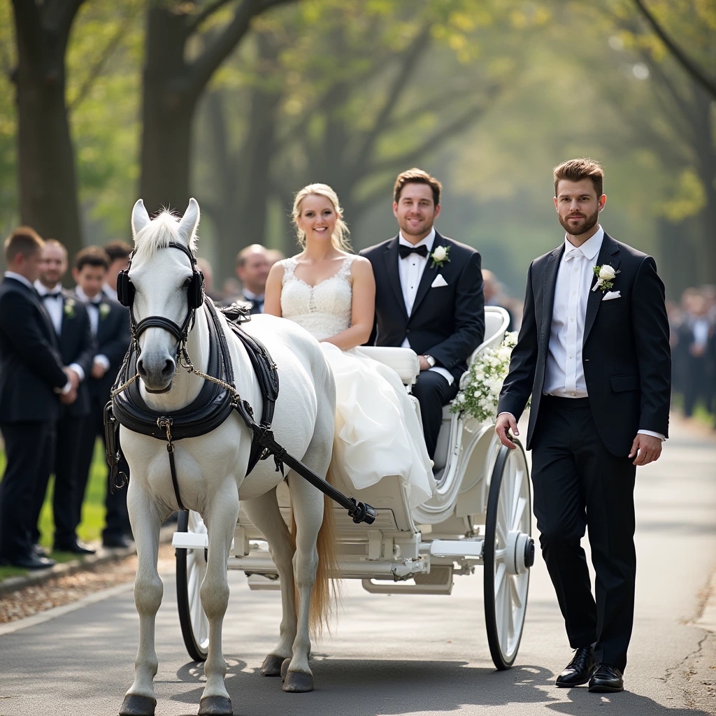 Horse Carriage Ride Rental for Wedding